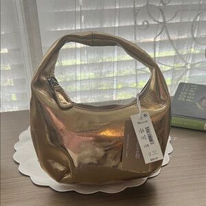 Madewell Shimmering Gold Hobo Bag